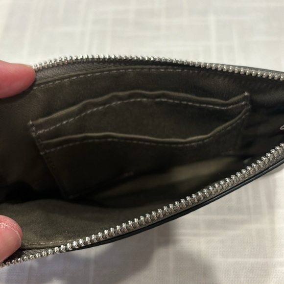 Coach Corner Zip Wristlet In Cargo Green - Picture 8 of 8